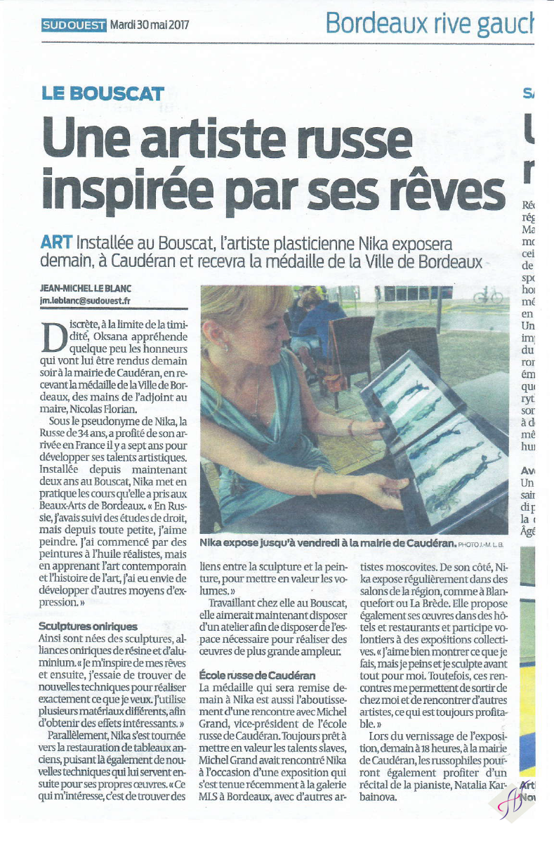 Une artiste russe inspirée par ses rêves